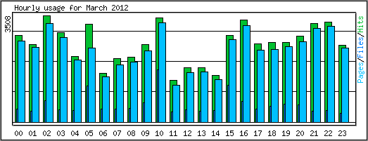 Hourly usage