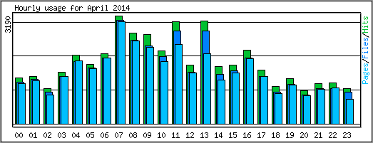 Hourly usage