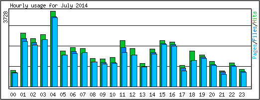 Hourly usage