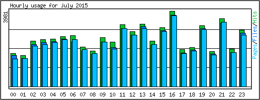 Hourly usage