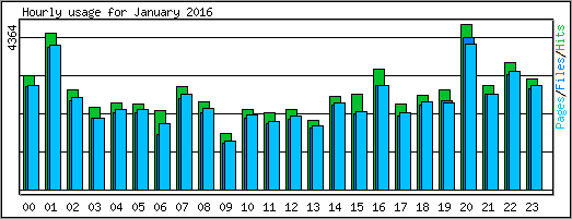 Hourly usage