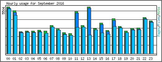 Hourly usage