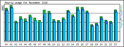 Hourly usage